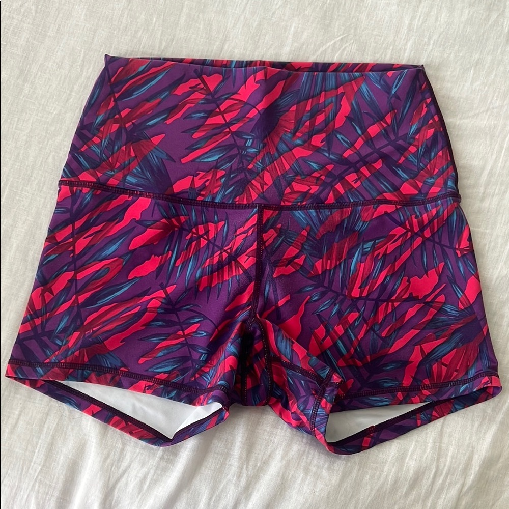 Born Primitive Higher Rise Women's Purple and Pink Patterned Shorts